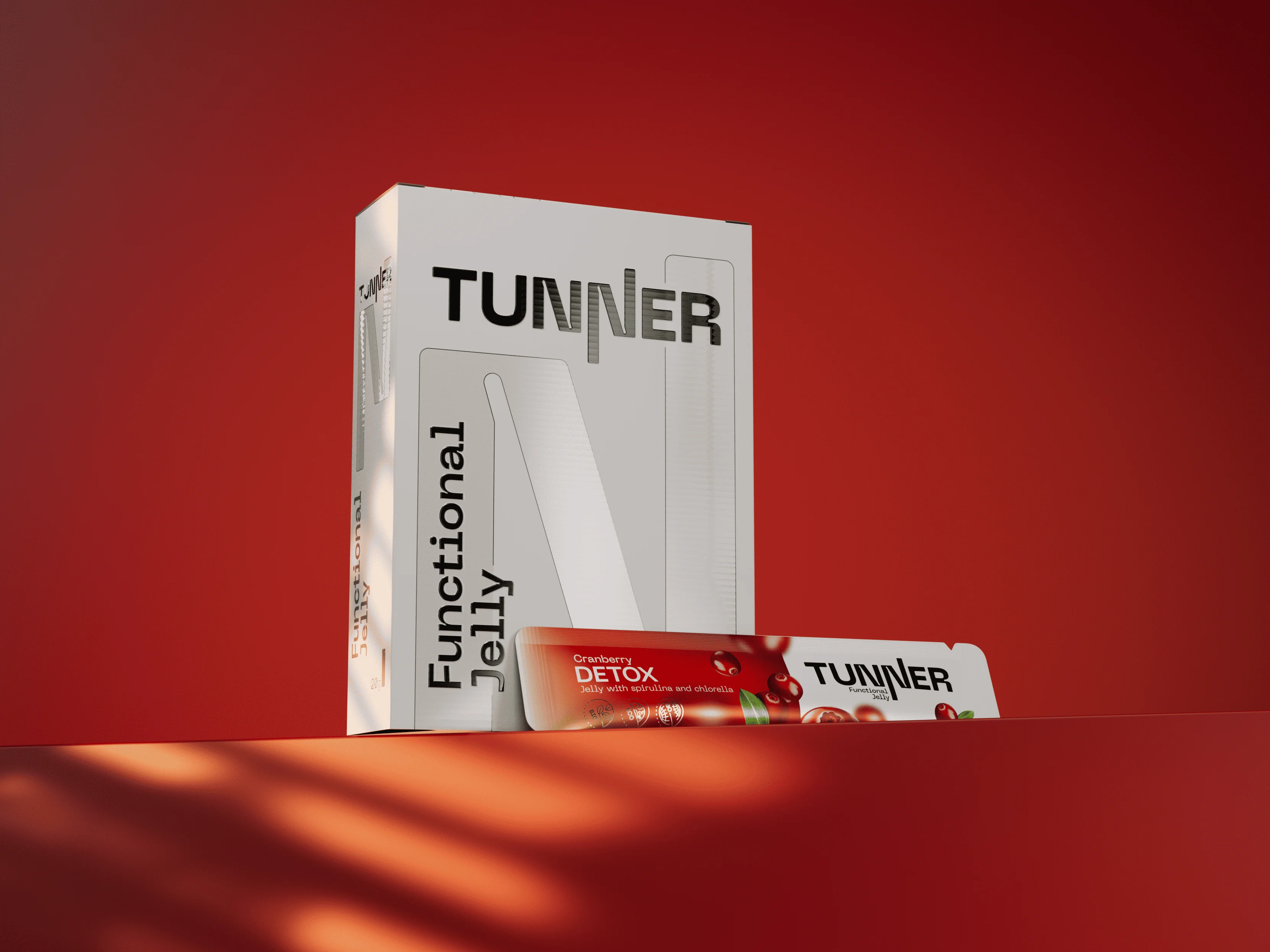 Функциональное желе Tunner DETOX со вкусом «Клюква»