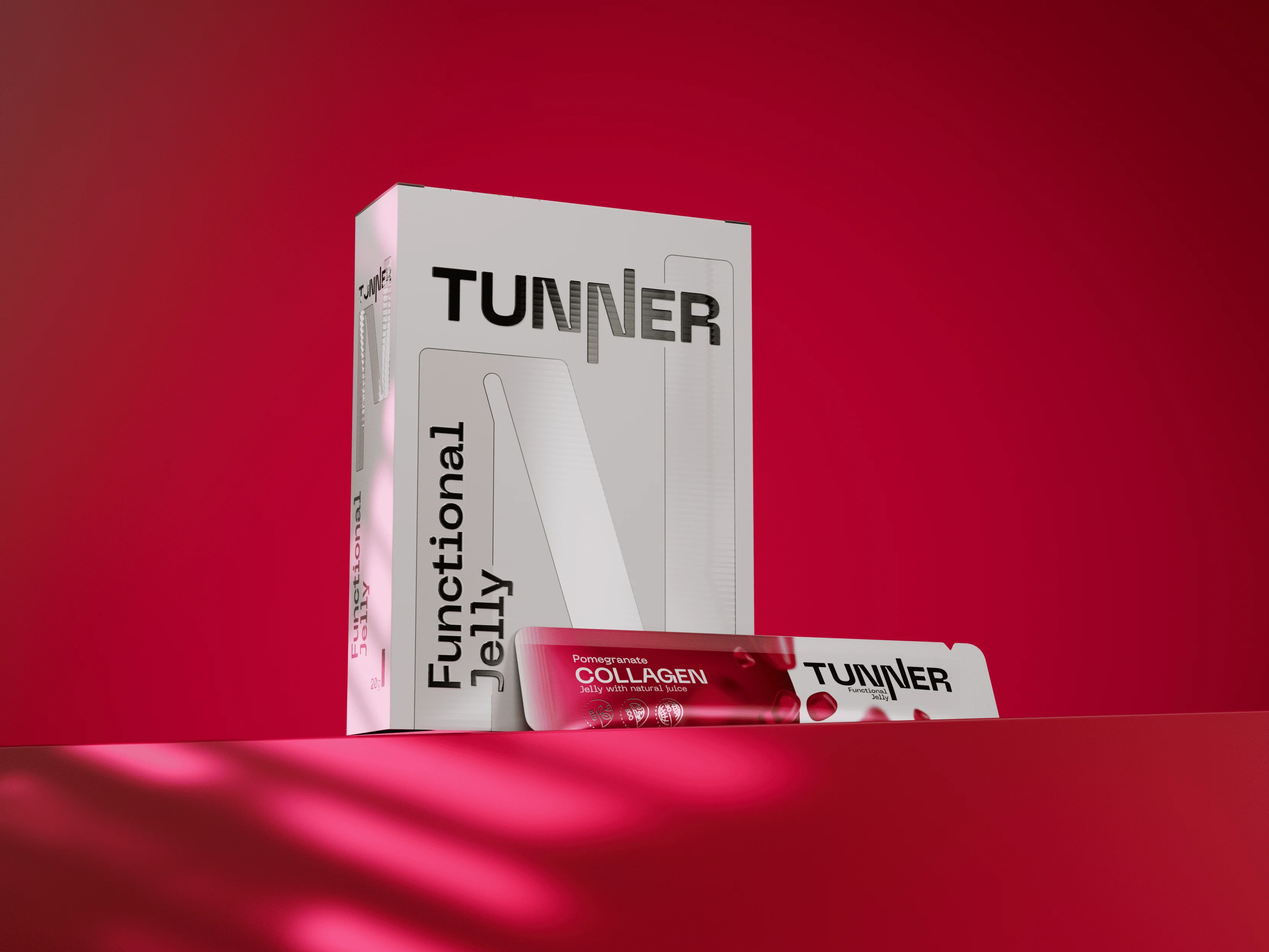 Функциональное желе Tunner COLLAGEN со вкусом «Гранат»