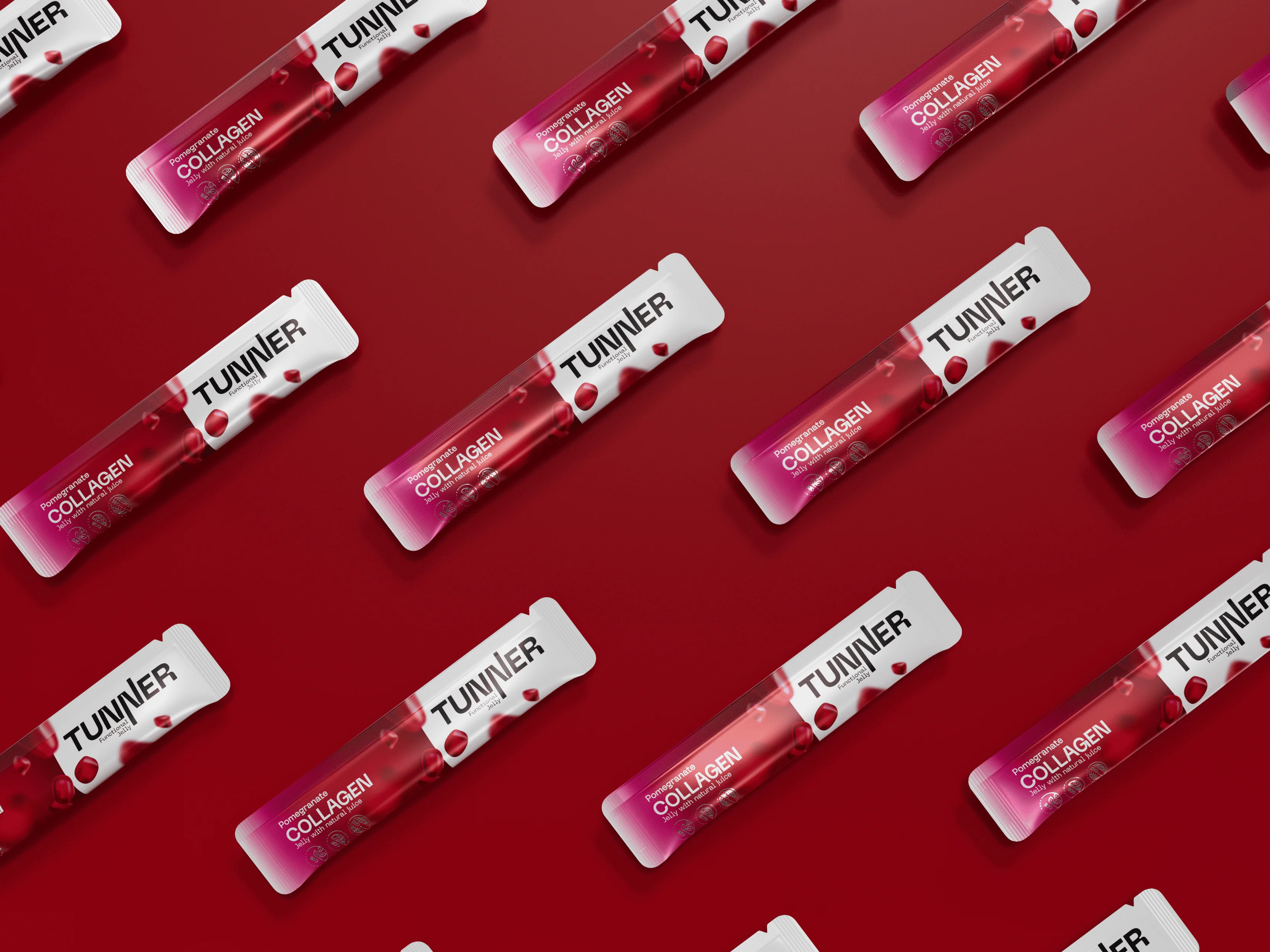 Функциональное желе Tunner COLLAGEN со вкусом «Гранат»