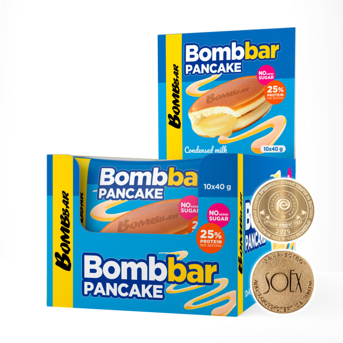 Панкейк протеиновый Bombbar - Сгущёнка