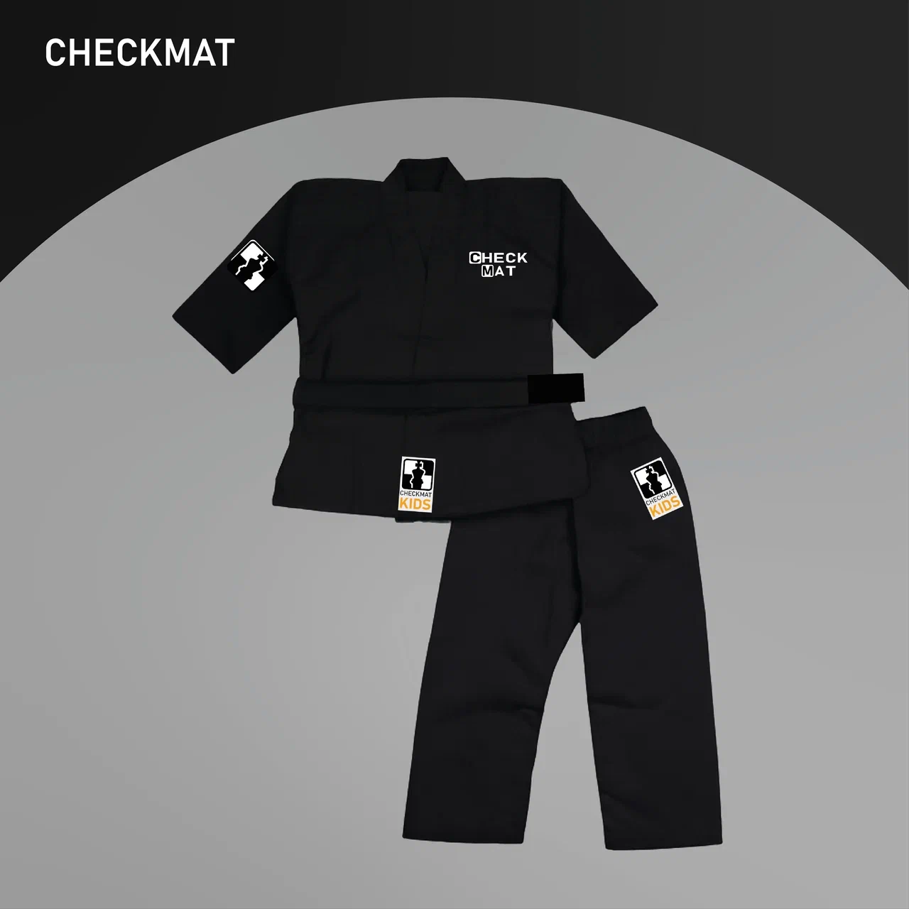 Кимоно для BJJ детское черное