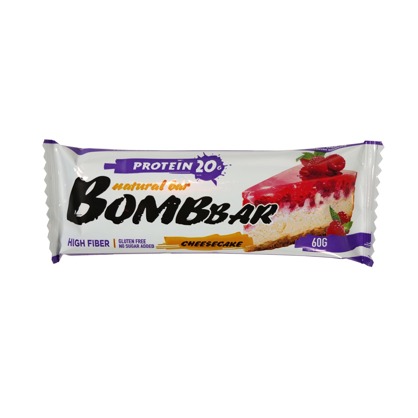 Протеиновый батончик Bombbar - Малиновый чизкейк