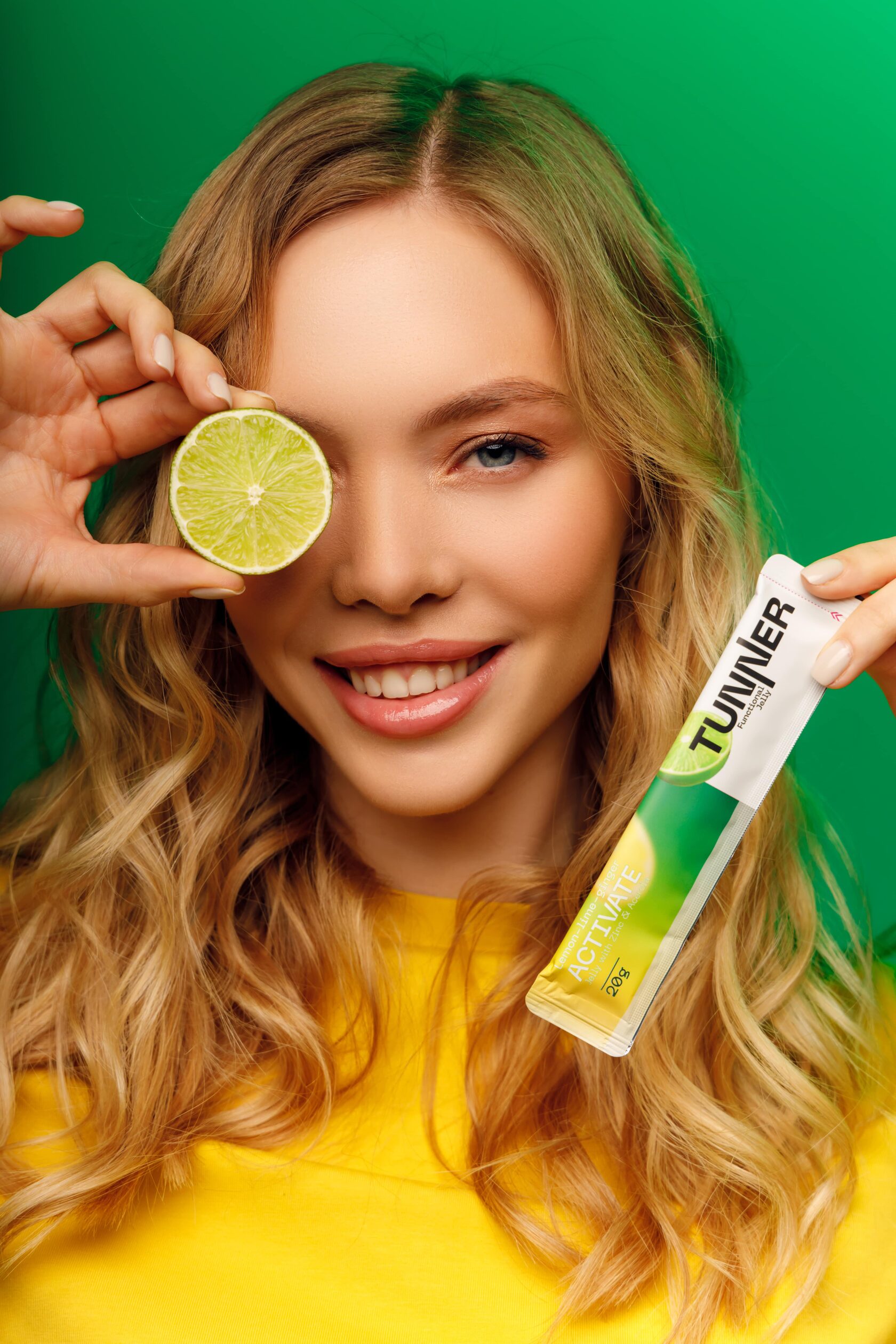Функциональное желе Tunner ACTIVATE со вкусом «Лимон-Лайм-Имбирь»