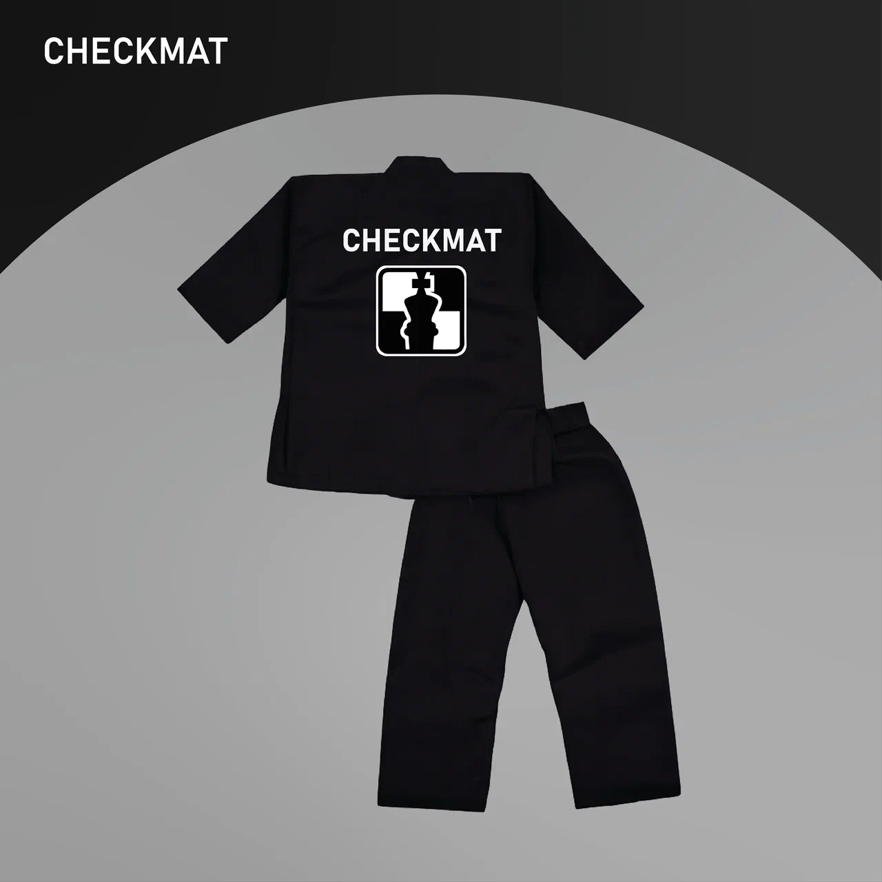 Кимоно для BJJ детское черное