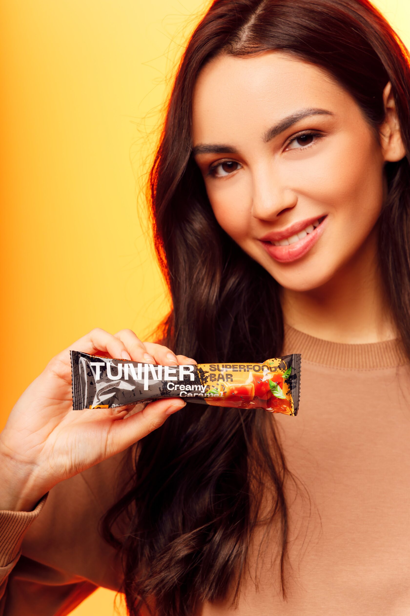 Функциональный батончик Tunner SUPERFOOD со вкусом «Сливочная карамель»