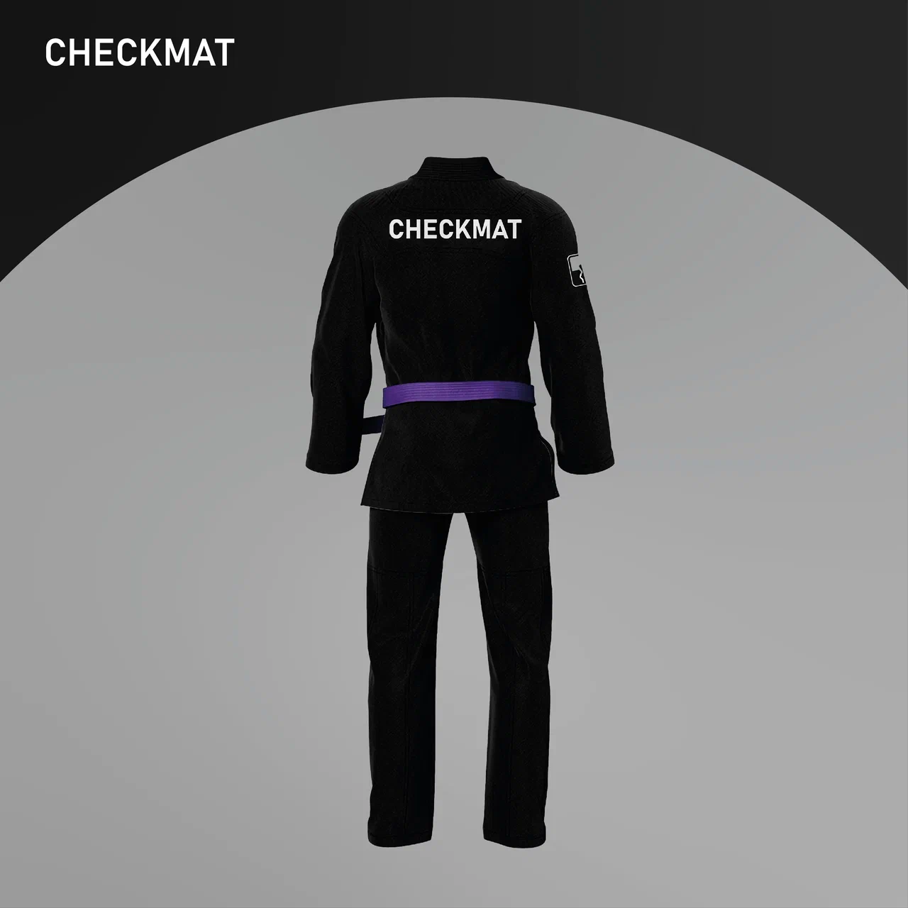 Кимоно для BJJ взрослое черное