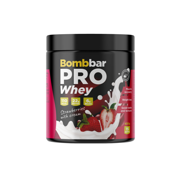 Whey Protein Pro - Клубника со сливками 450 г