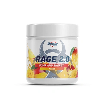 Предтренировочный комплекс Geneticlab RAGE 2.0 240 г Манго