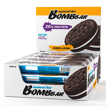 Протеиновый батончик Bombbar - Печенье с кремом