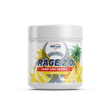 Предтренировочный комплекс Geneticlab RAGE 2.0 240 г Ананас