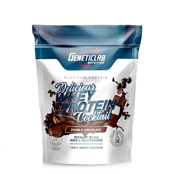 Сывороточный протеин Geneticlab DELICIOUS WHEY PROTEIN COCTAIL 900 г Шоколад