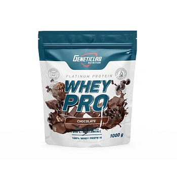 Сывороточный протеин Geneticlab WHEY PRO 1000 г Шоколад